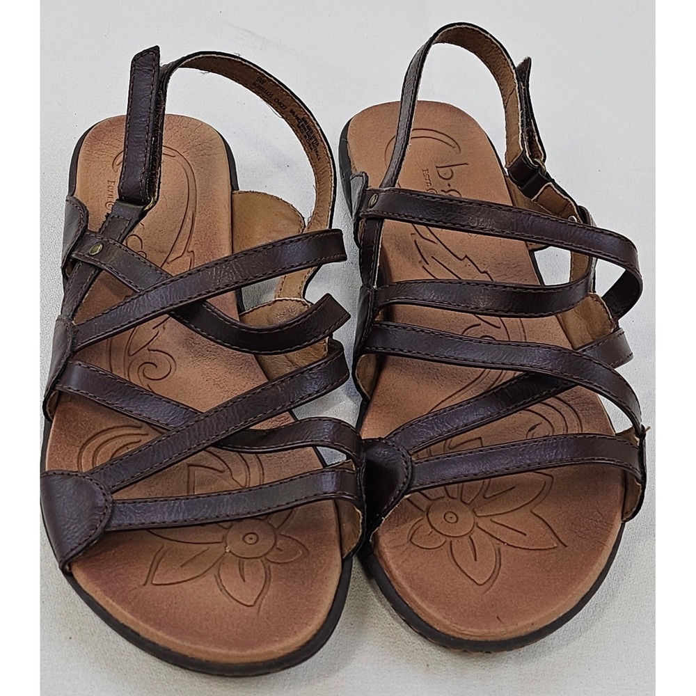 B.O.C. Born Concept Womens 9W Brown Strappy Gladiator Sandals BC0001423 CHK22